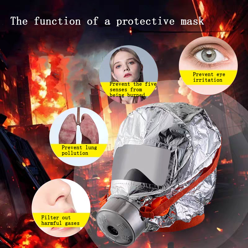 Mask Gas Filtering Self-rescue - Kn95 Respirator Mask review and price