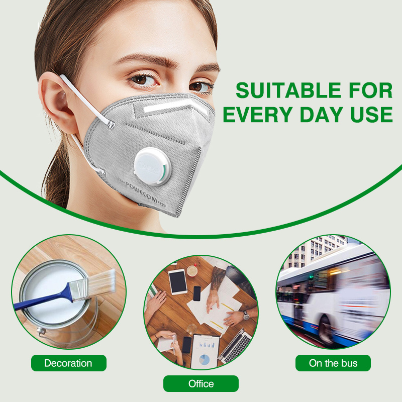 POWECOM KN95 Masks Activated C - Kn95 Respirator Mask review and price