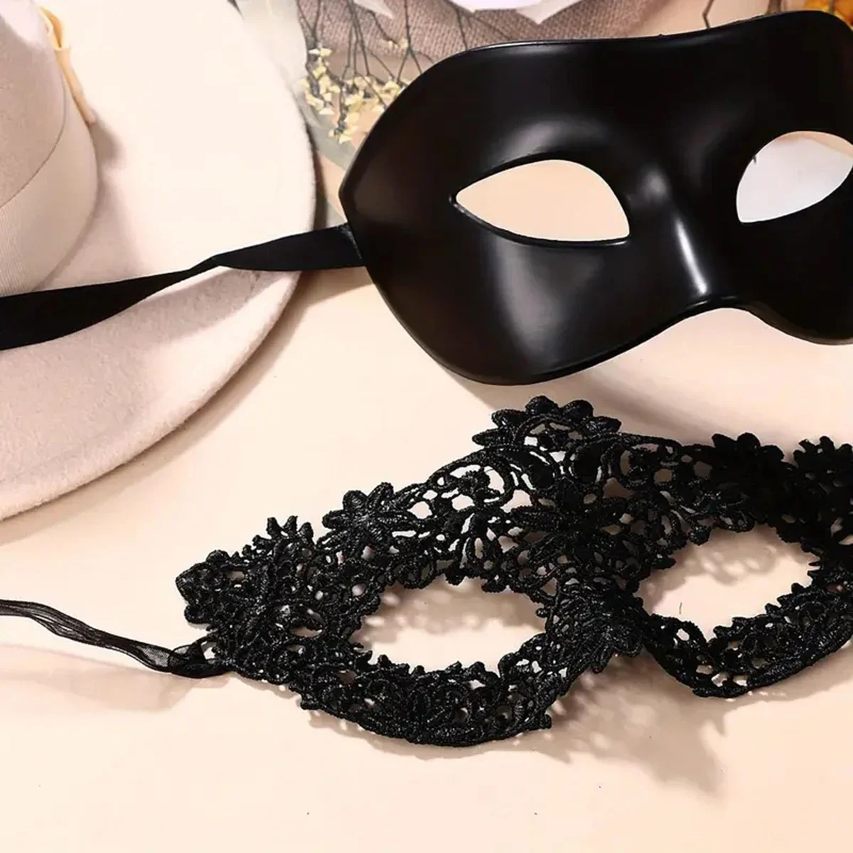 2pcs Elegant Black Lace Masque - Respirator Half Face review and price